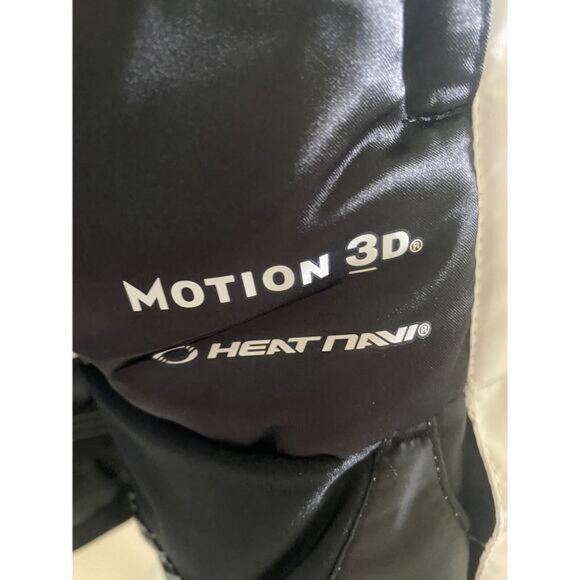 Descente Women's Ski Jacket Puffer White Black Stripe Hood Motion 3D Hea… - Picture 12 of 13